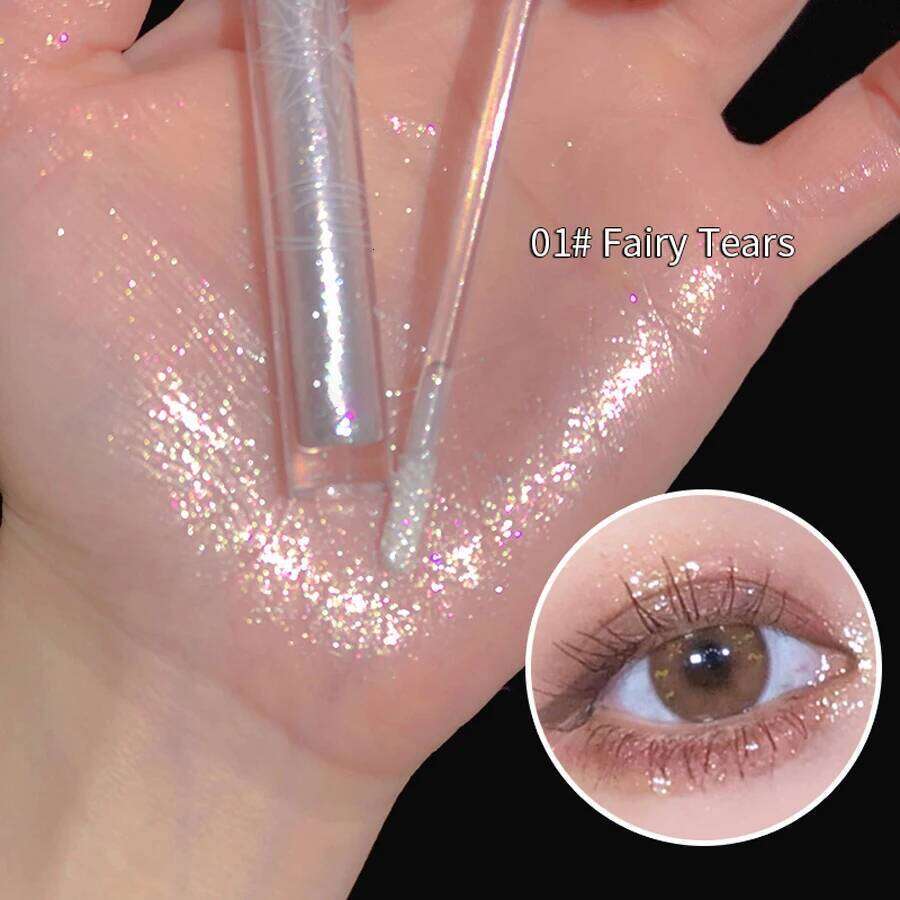 Waterproof Durable Delicate Sparkling Pearl Bloom Brightens The Eye Liquid Eyeshadow Cosmetics X250726