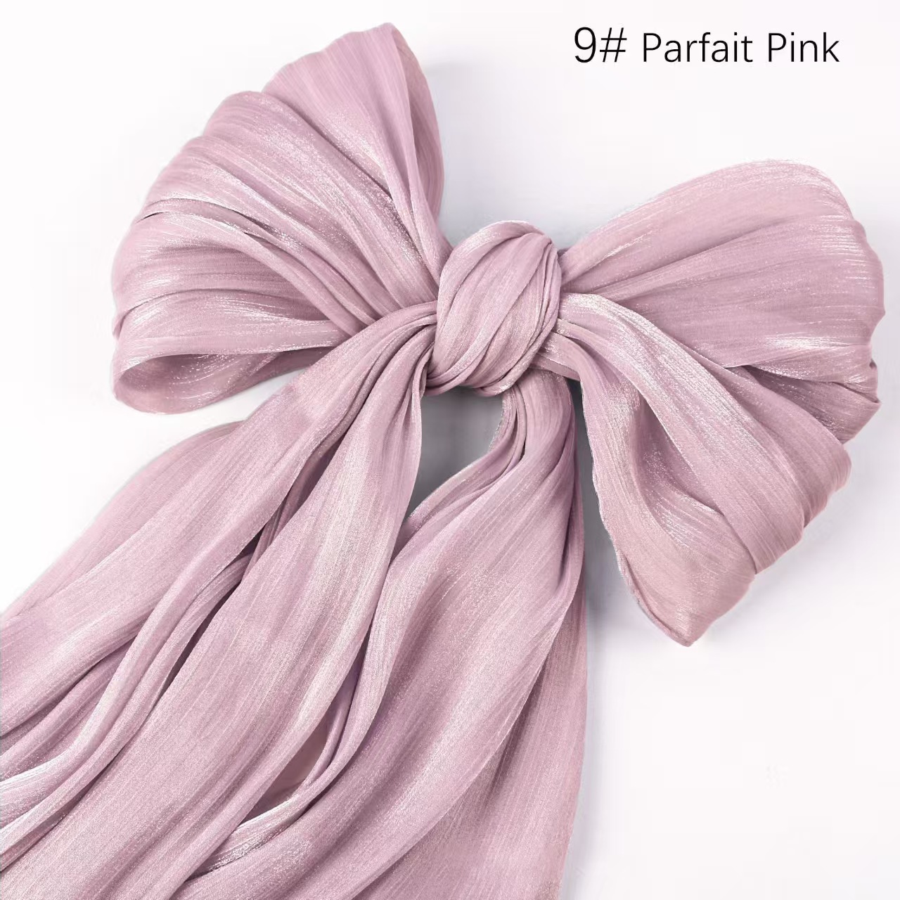 T1323 new pure color soft imitation silk shiny gauze scarf shiny silk shawl long scarf female head scarf