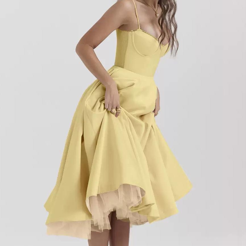 Free shipping designer dress for women Temperament dress with a sense of drape for commuting slim and medium length skirt