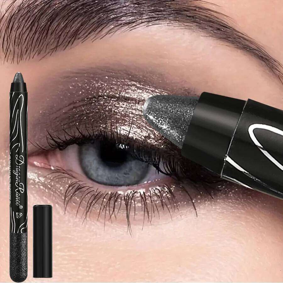 Stick Easy to Color Glitter Sequin Fine Shimmer Highlight Eye Exploding Holiday Stage Makeup Eyeshadow Pen X250726