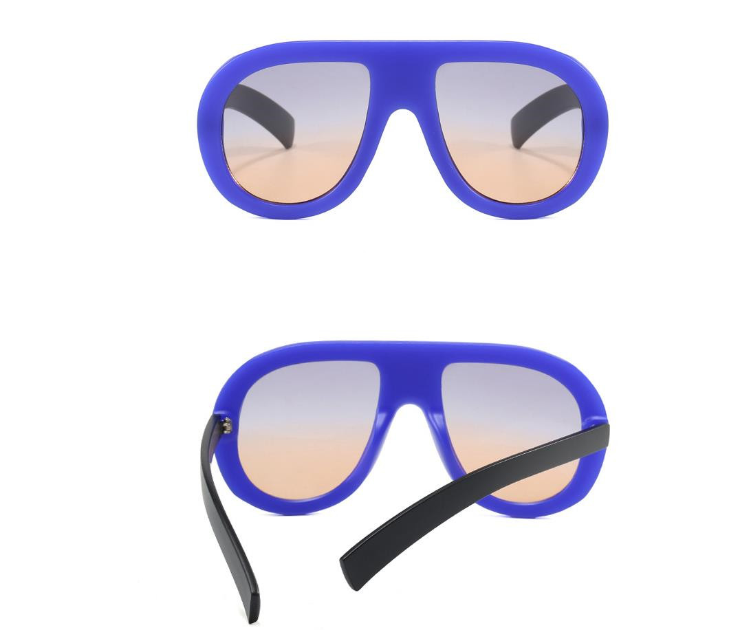 Designer Sunglasses For Women Men Oversize Frame Sunglasses Luxury Polarized Lens Goggle Pilot PC Frame Oversized UV400 Eyewear Luxury Style Sunglasse