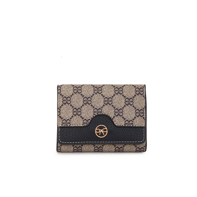 Designer Wallet High Quality Large-capacity Multi-card Slot Printed Wallets Retro Classic Long And Short Wallets