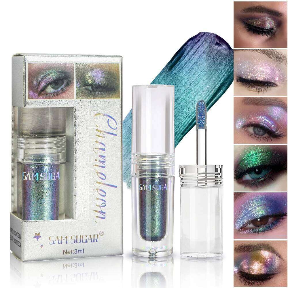 Chameleon Pearlescent Liquid Eyeshadow Illusion Highlight Fine Shimmer Festival Stage Makeup X250726