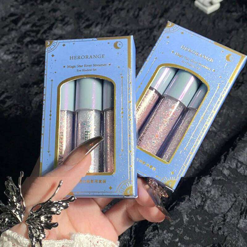 Eye pearlescent fine shiny film high gloss sleeping silkworm brightening liquid eye shadow X250726