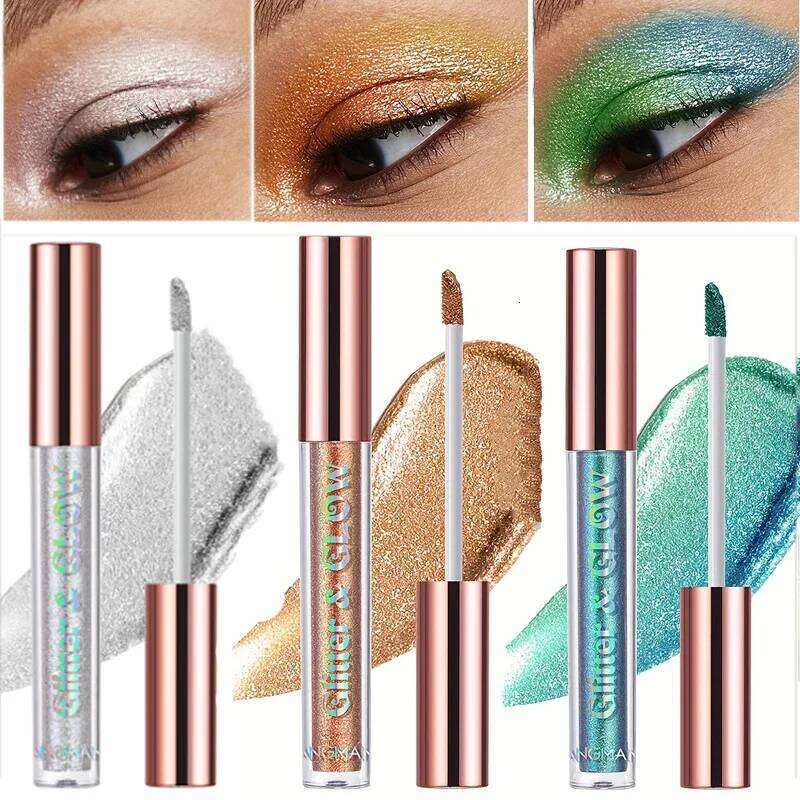 Dia Shimmer Liquid Set - Pearlescent Finish High-Pigment Long-Lasting Glitter Eyeshadow for Dazzling Beauty X250726