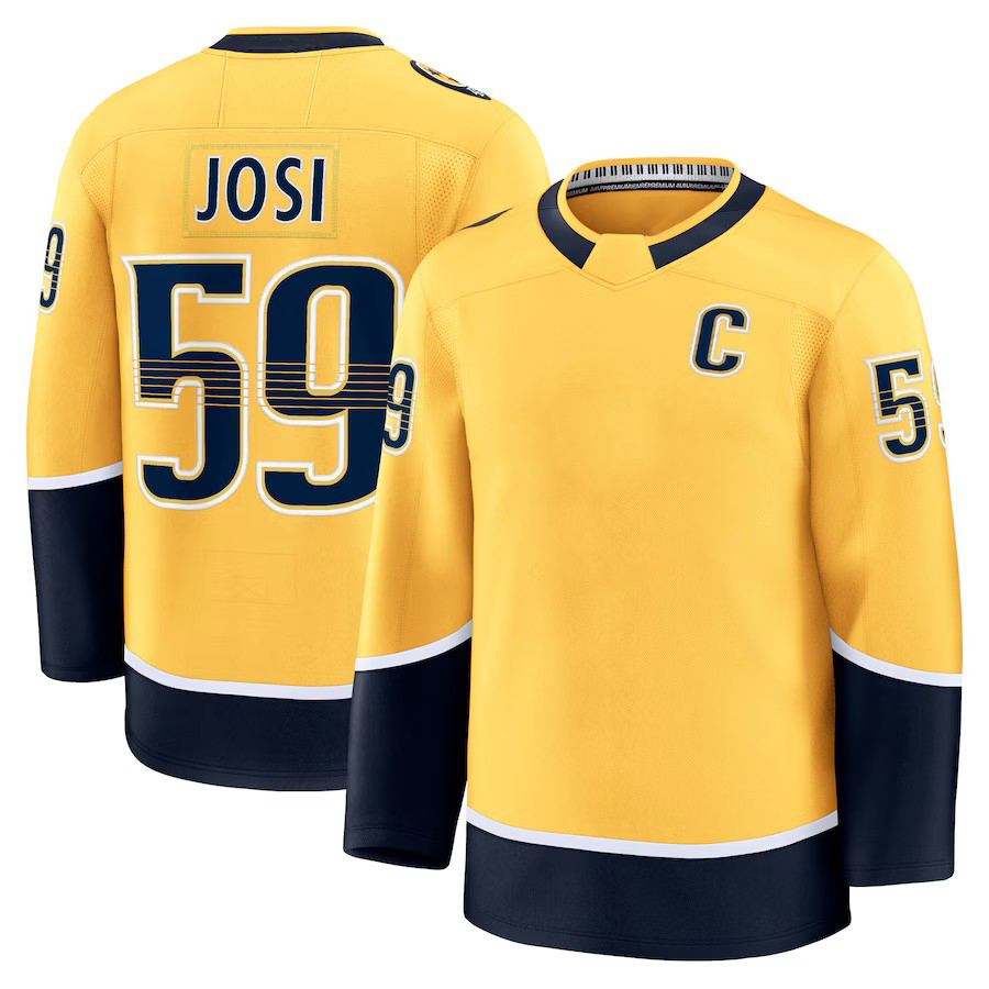 59 Roman Josi nashville hockey jersey predator jersey 91 Steven Stamkos Ryan OReilly Filip Forsberg Juuse Saros Skjei Matthew Wood Jonathan Marchessau