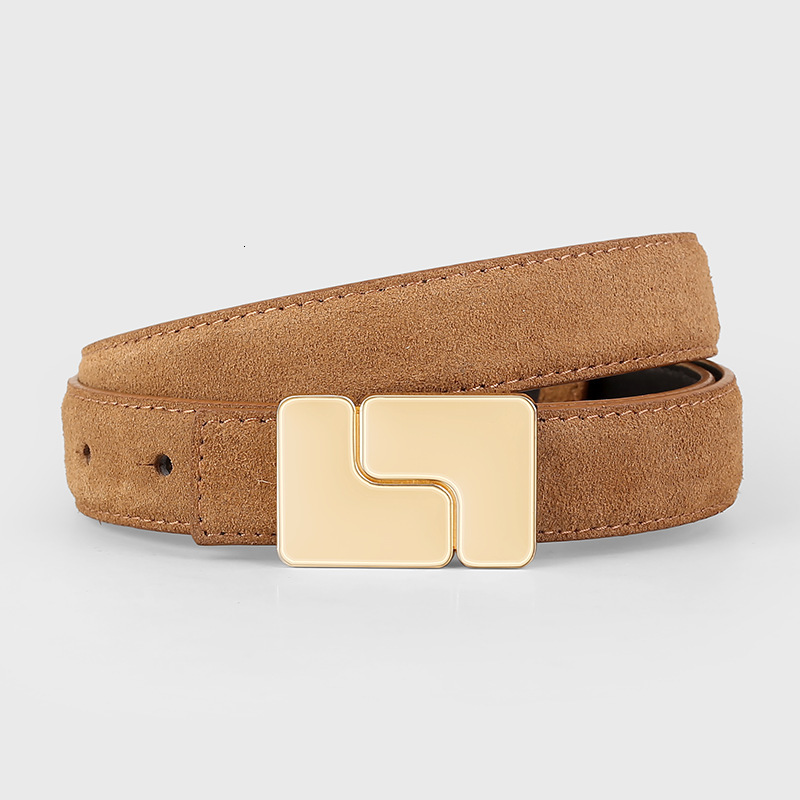 Free shipping designer belt New Suede Belt Jeans Belt for Women Simple Versatile Design Sense Workwear Belt Fashion Trend