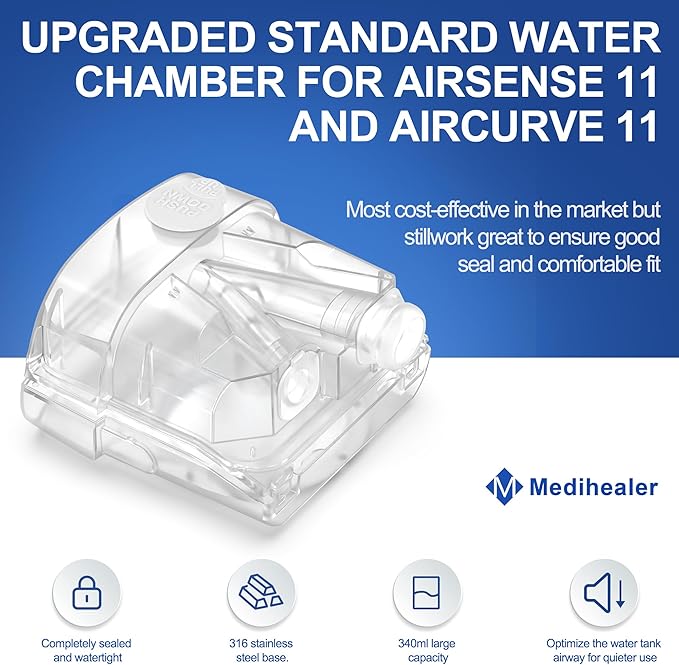 Durable Water Chamber for CPAP Devices - Fits Airsense 11/Aircurve 11 Sleep Therapy Units