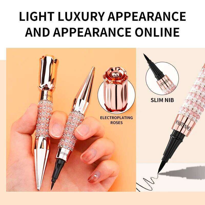 Waterproof Liquid Eyeliner Pen Black Long-Lasting Quick-Dry Thick Liner Pencil Cosmetic Makeup Tool for Eye Beauty X250726