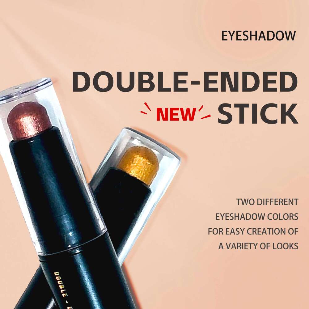 3 color double-ended stick pearlescent matte long-lasting eye shadow pen contour portable makeup cosmetics X250726