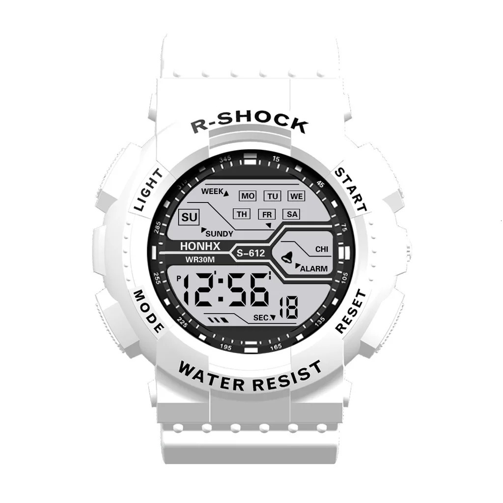 Outdoor Sport Men Watch Multifunction Large Screen LED Electronic Waterproof Luminous Military Digital Wristwatches Mens Watch 250724