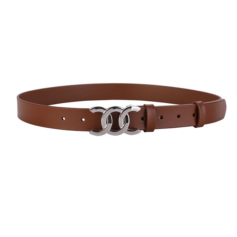 Designer Belt Cowhide Belts Woman Leather Belts Width 2.8cm Strap Luxury Belt Buckle Fashion Smooth Buckle Belt With Strap