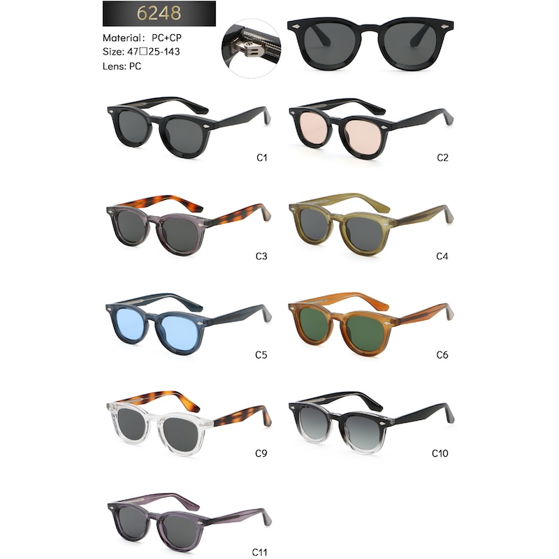 Johnny Depp Sunglasses Round Men Cat Eye Women Luxury Brand Designer High Quality Lemtosh Style Sun Glasses For Male Female CB