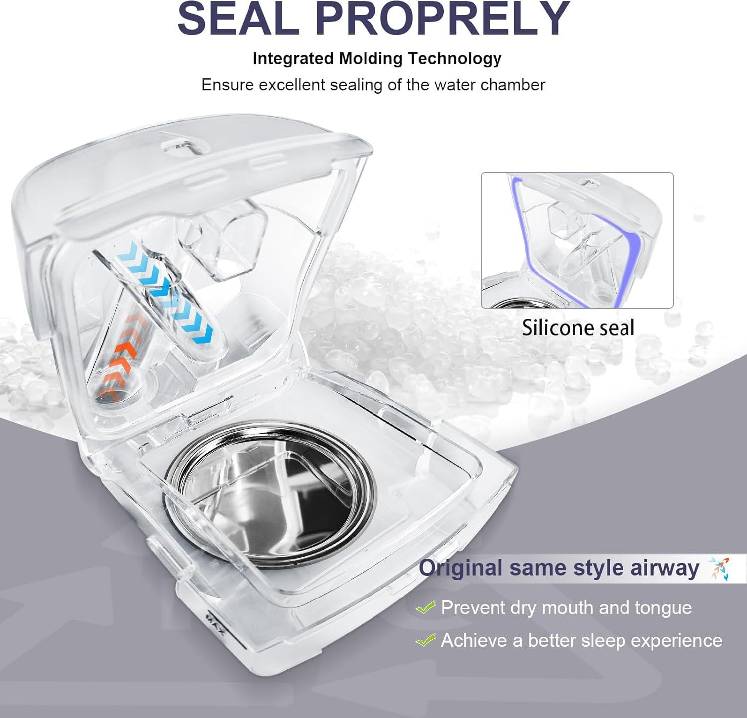 Durable Water Chamber for CPAP Devices - Fits Airsense 11/Aircurve 11 Sleep Therapy Units