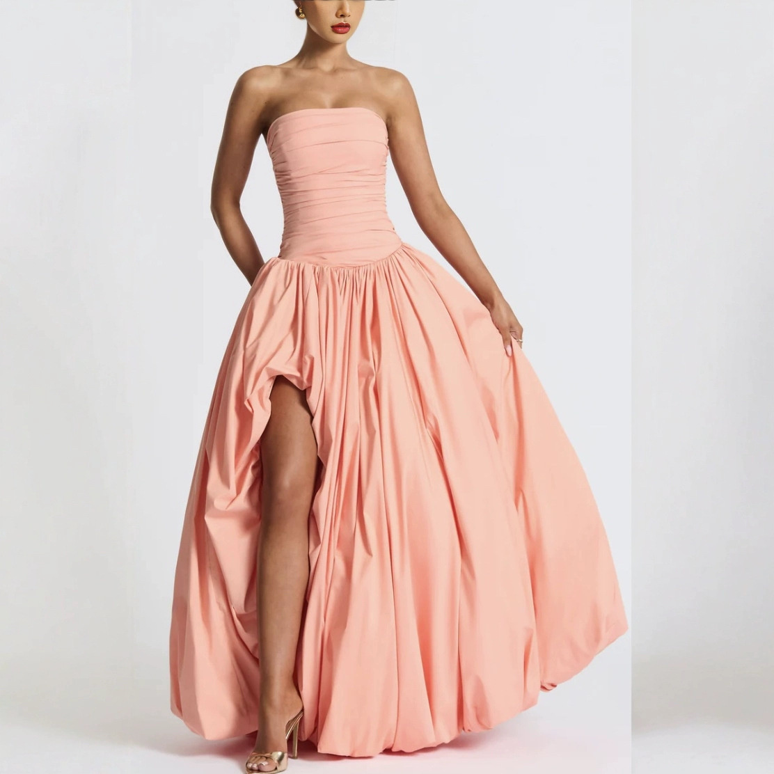 new Free shipping designer dress for women Elegant and fashionable dress simple and slim fit slimming commuting dress