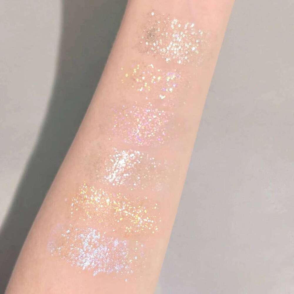 Super Flash, Pearlescent, Sequin, High Gloss Sleeping Silkworm Monochrome Eye Shadow Liquid Color Makeup X250726