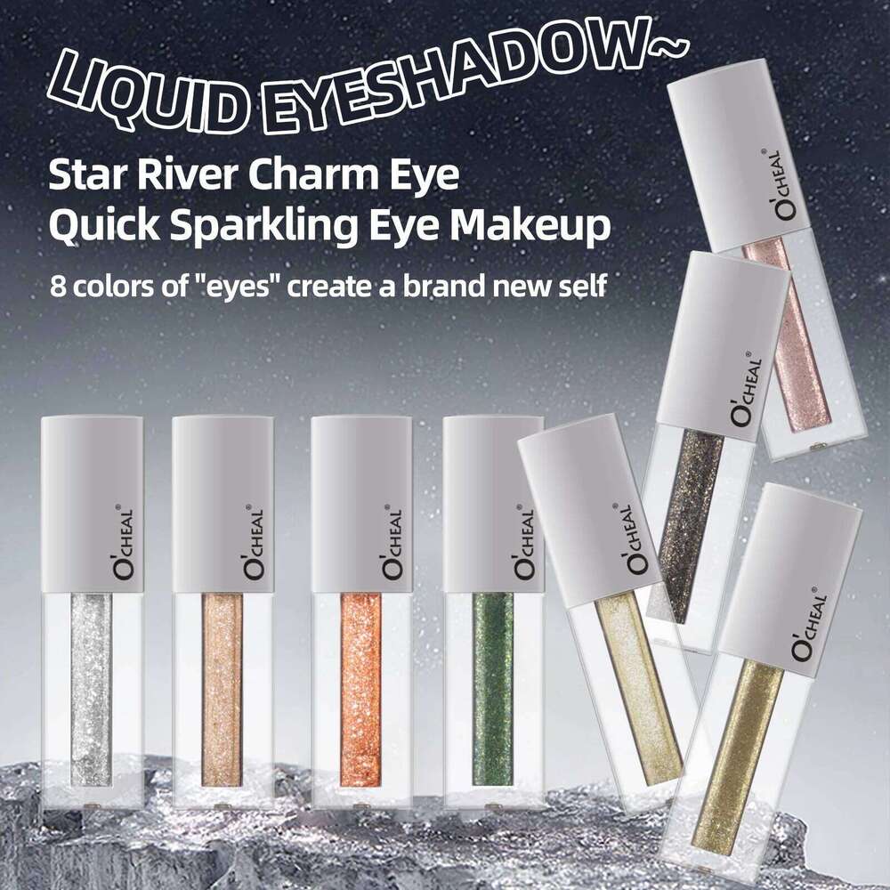 Ocheal Liquid Eyeshadow Pearlescent Shimmer Long Lasting Pearly Fine Sparkling Sequins Eye Shadow Highlighter Quick Drying X250726