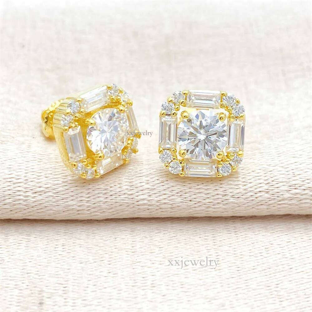 Wholesale Price Vvs Men Women S Sterling Sier Moissanite Stud Earrings