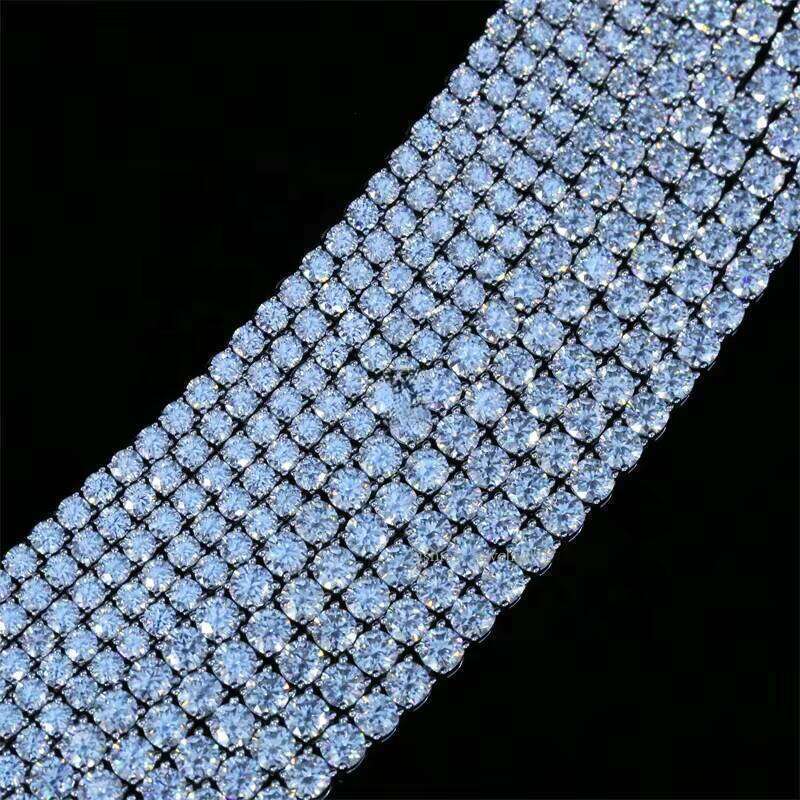 VVS Silicon Stone Chain Iced Out Women Boutique Jewelry Tennis Necklace Hiphop 3mm Bracelet