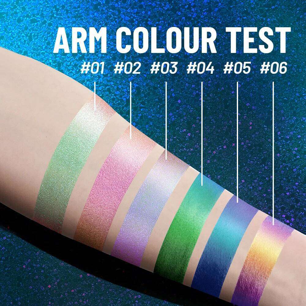 Chameleon Pearlescent Liquid Eyeshadow Illusion Highlight Fine Shimmer Festival Stage Makeup X250726