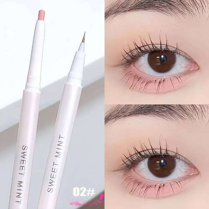 Double Headed Eyeliner Lying Silkworm Pen Dia Glitter 2-in-1 Eyes Makeup Pink Sequin Eyeshadow Highlighter Korea Cosmetics X250727