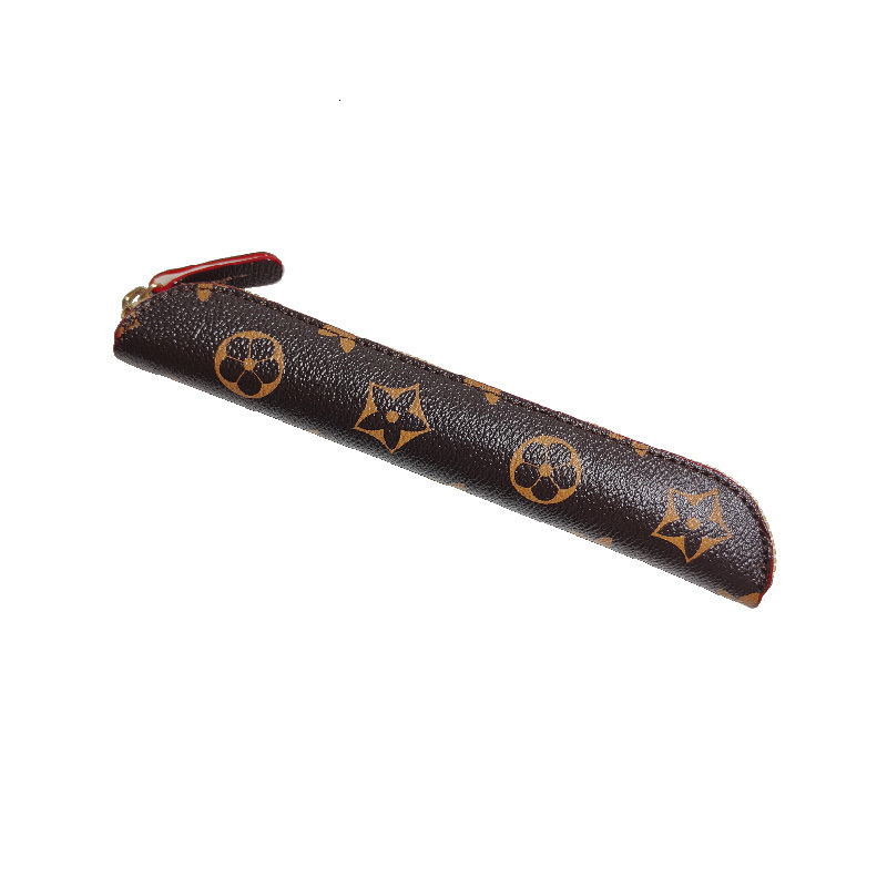 Simple Classic Old Flower Print Small Capacity Pencil Case for Boys and Girls Pencil Insulin Pen Storage Bag 250726