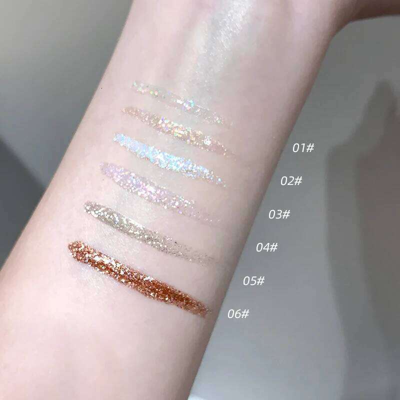 Sparkling Liquid Pearlescent Fine Shimmer Delicate Highlight Brightens Eyeshadow Makeup X250726