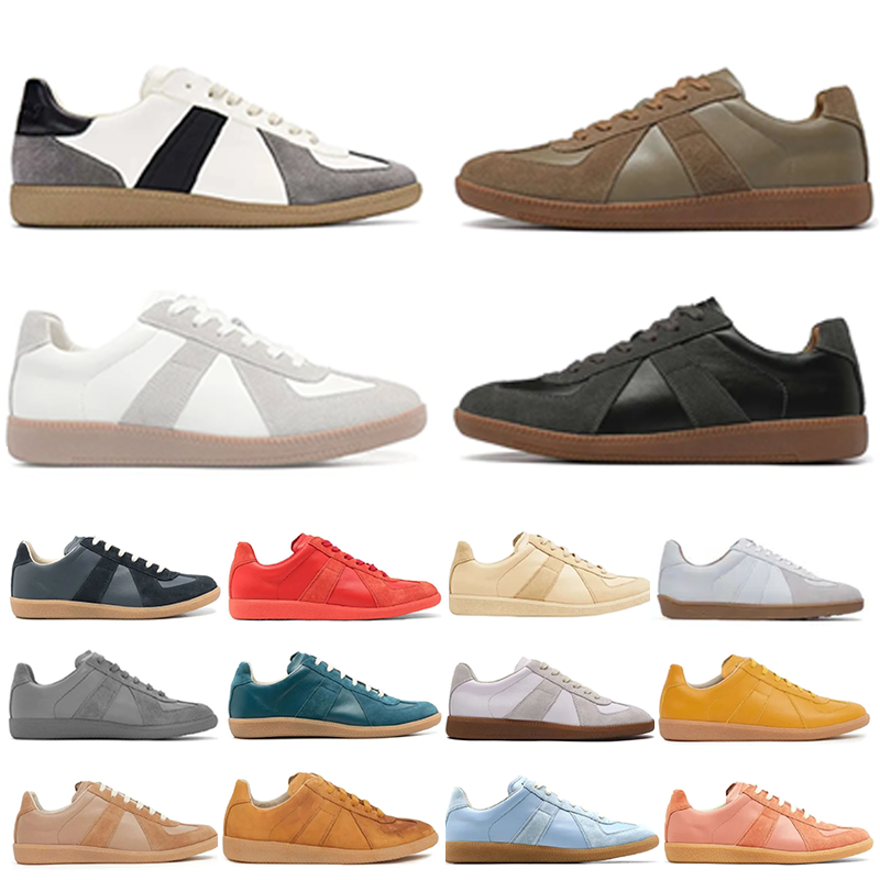 Designer Shoes german MM6 army Sneakers Womens Mens Trainer gum gats Trainer paint Trainers gat Sneaker white painter casual shoes trainer men outdoor shoes