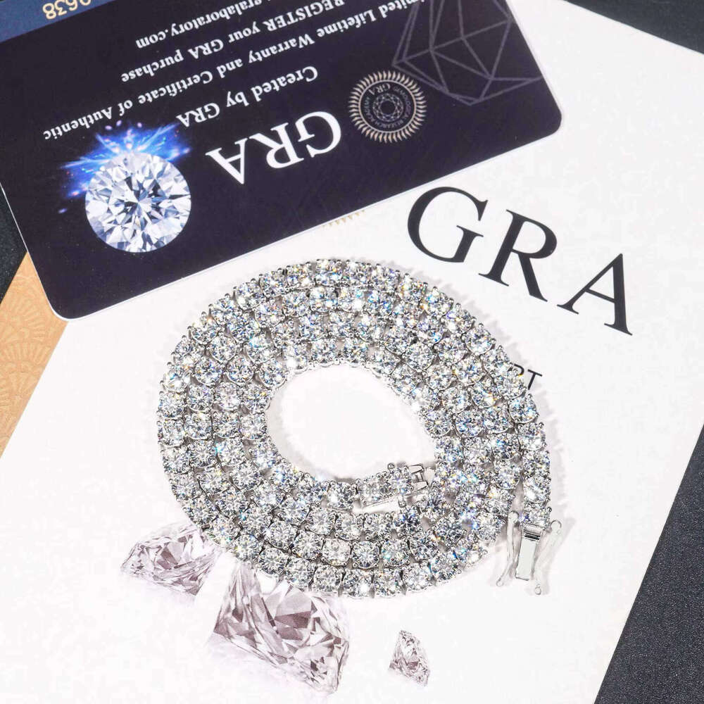 Professional Tennis Chain Necklace Jewelry 2mm Men's Silicon Stone Bracelet