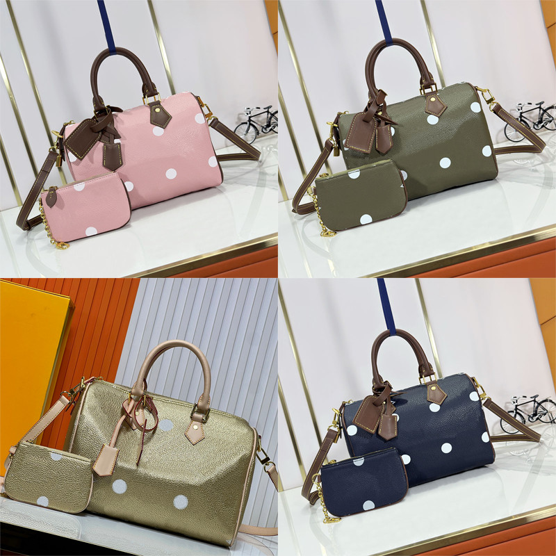 New Top quality speedyity30 bag Womens crossbody shoulder bag Original designer handbag mirror quality leather chain bags expensive tote Pillow bag wallet tote 10a