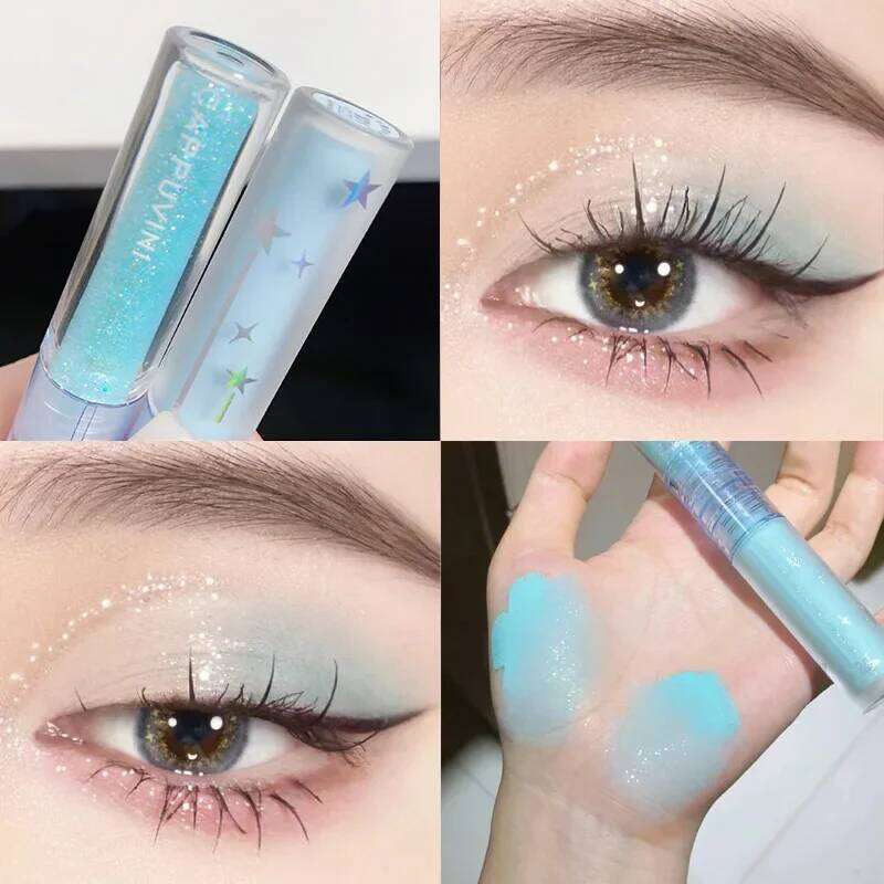 Double Ended Liquid Eyeshadow Matte Pearlescent Brightens The Eyelids Light And Long Lasting Makeup Film Is Not Easy To Remove X25072