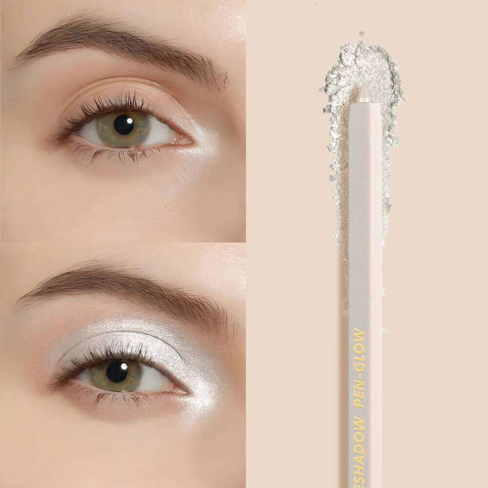 White Highlighter Pearly Glitter Matte Brightening Stick, Contour Eyeliner Aegyo Sal Pen, Eye Highlight Pencil X250726