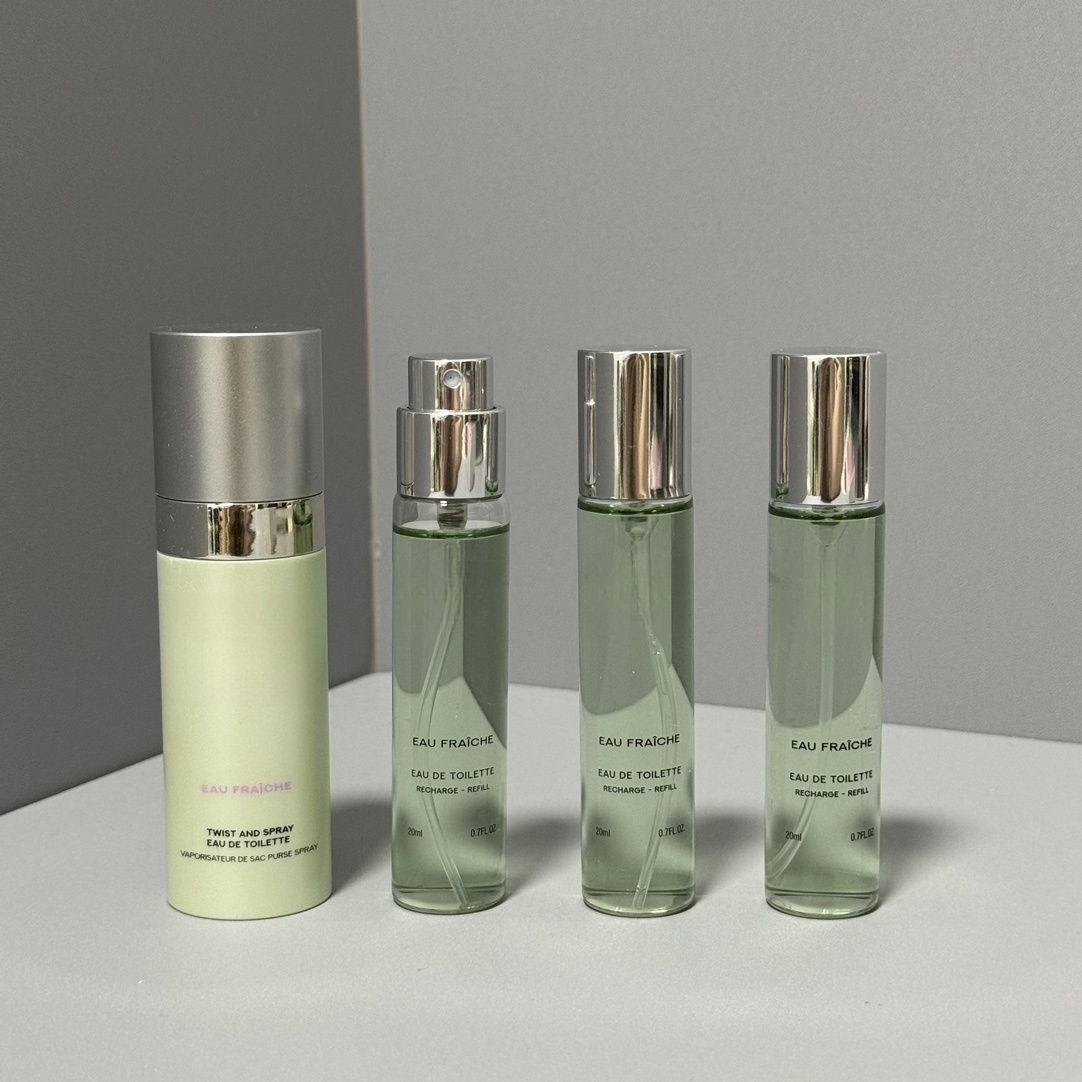 Mini Perfume 3*20ml 3piece Set Eau De Parfum Neutral Fragrance Long Lasting Good Smell EDP Paris Brand Man Women Travel Spray 3 in 1 Cologne Sample Gift Box Kit 3pcs