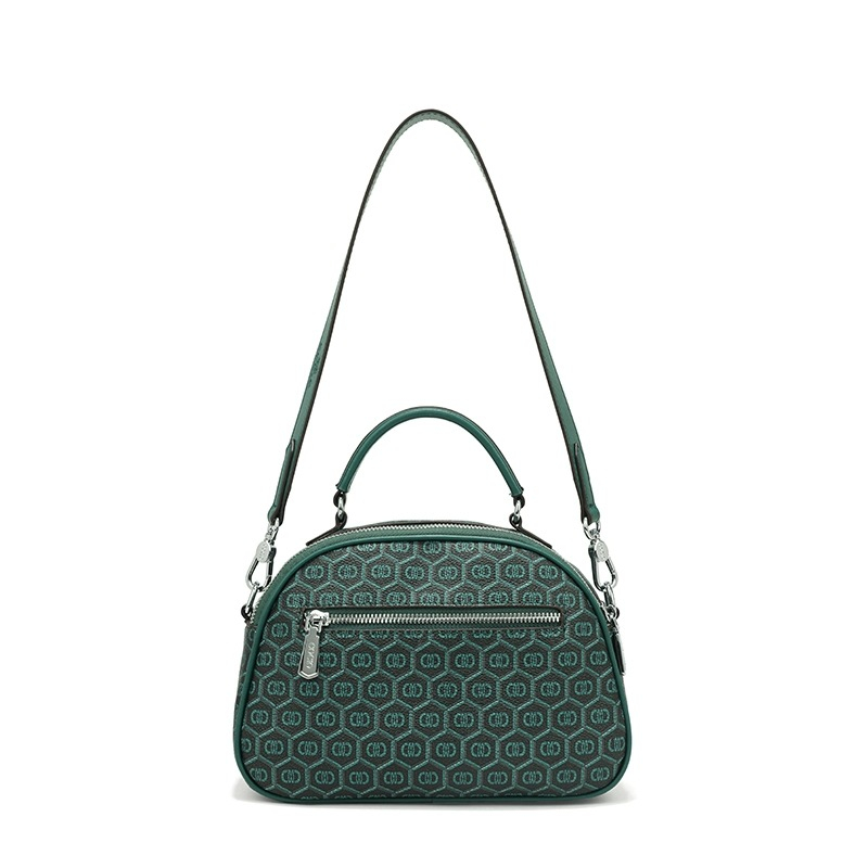 COCIO designer bag New luxury peacock green handbag with multiple compartments fashionable casual high-quality womens bag