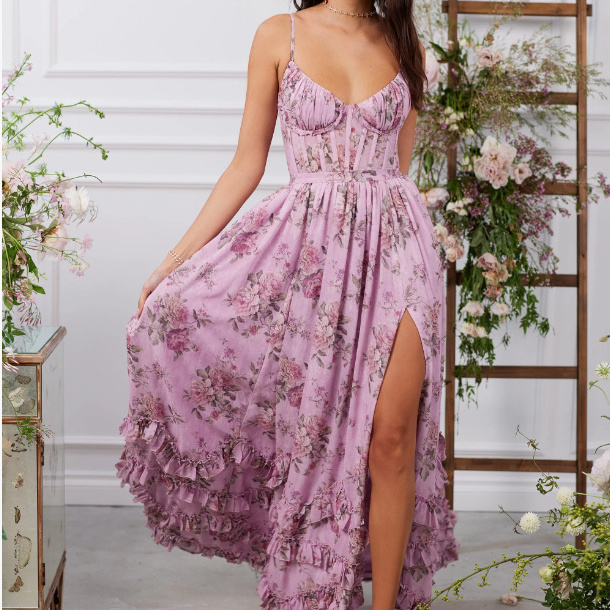 hot Free shipping designer dress for women Fashionable dress simple and casual long sleeved mid length skirt