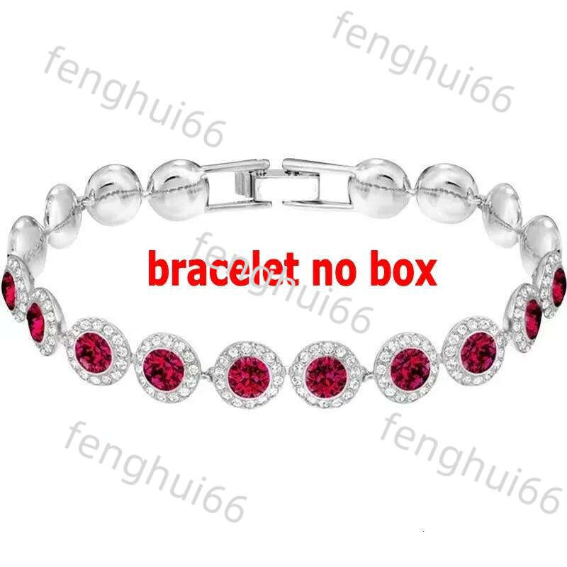 Designer Swarosvisk Diamond Necklace Swarovs For Woman Angelic Bracelet Beads Moissanite Pendant Luxury Jewelry Plated Gold Bracelets Necklaces F03