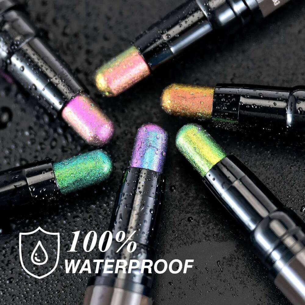 CHARY New ltichrome Sticks High Pigmented Glitter Eyeshadow 6 Color Waterproof Eye Shadow Pen Metallic Makeup X250726