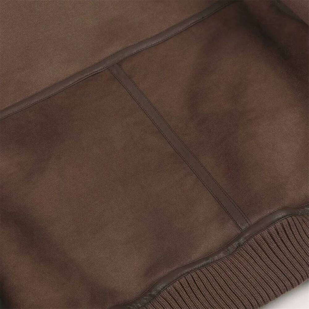 hoodie Women's Fur One Piece Fleece Splicing Double sided Long Sleeve Collar Winter New Zipper Warm Jacket jacket