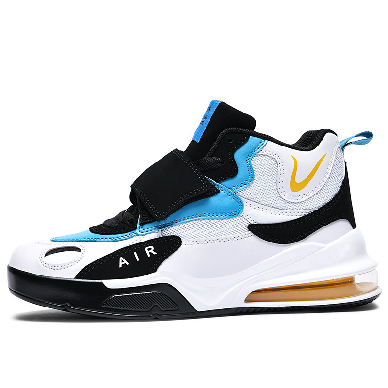 hot Free Shipping designer Basketball shoes Running Shoes with high top air cushion cushioning and thick sole for sports plus size 37-45
