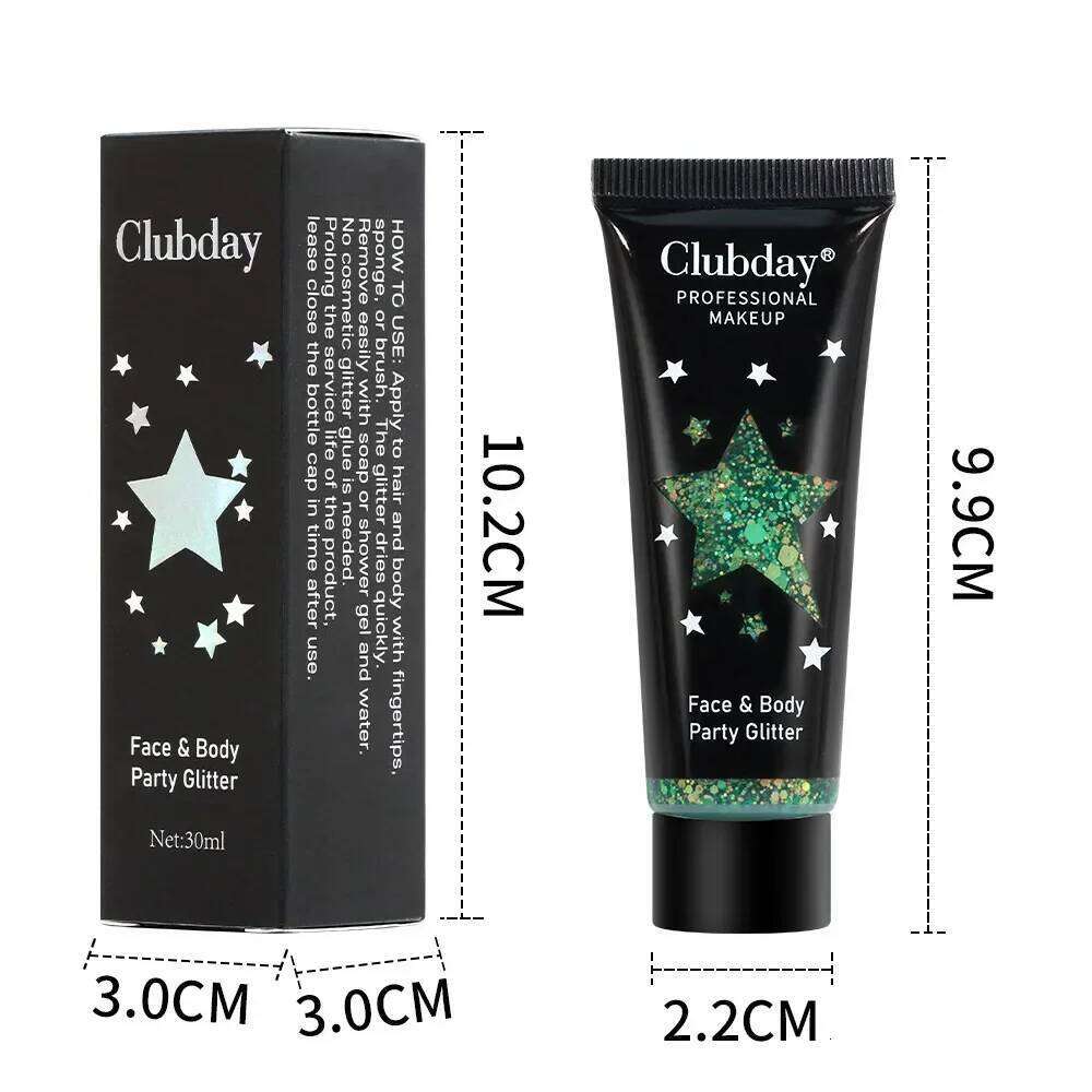 Liquid Glitter Gel Christmas Makeup Chameleon Sparkly Eyeshadow Hair Face Body Nail DIY Party ltifunctional Make Up X250726