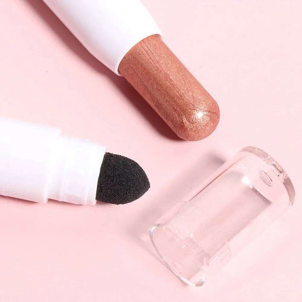 2 in 1 Matte Lipstick Stick Pencil Waterproof Glitter Makeup High Pigmented Double-sided Eyeshadow Pen X250726