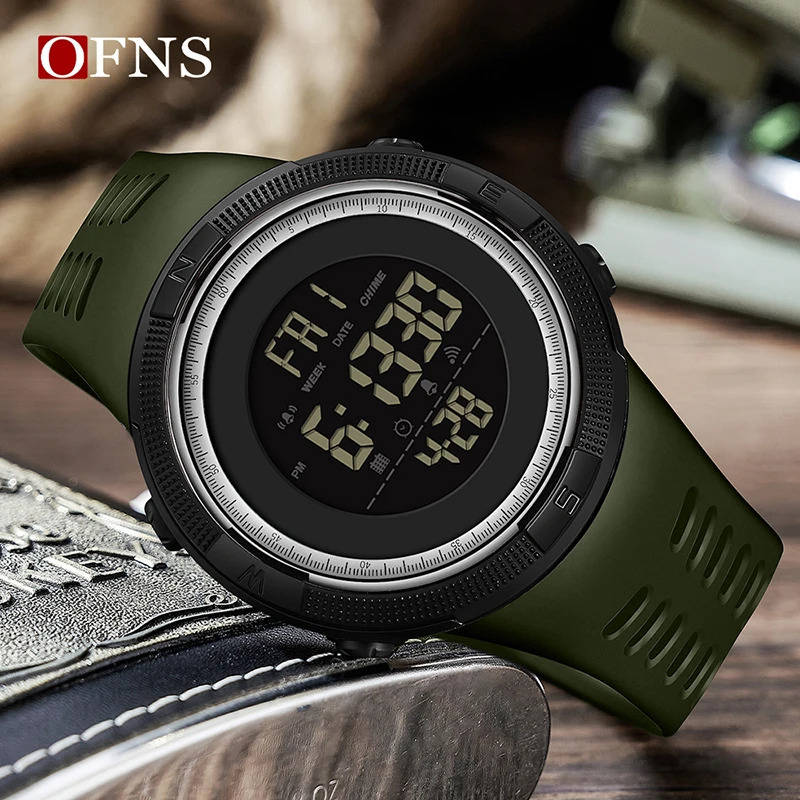 50M Waterproof Military Display Clock Mens Sports Watch LED Digital Fashion Electronic Wristwatch 250724
