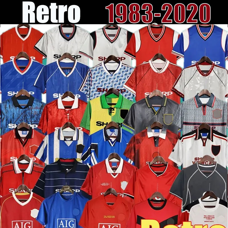 Retro football jersey Ronaldo Rooney Giggs Nani 06 07 08 Long Sleeved Scholes Tevez BERBATOV VIDIC Vintage Classic Football shirt 666888333