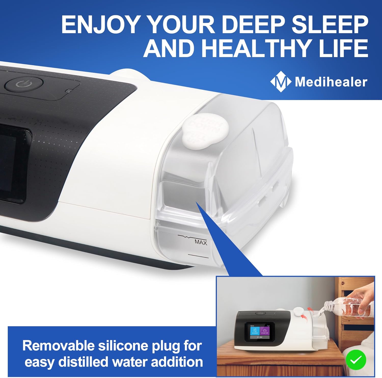 Durable Water Chamber for CPAP Devices - Fits Airsense 11/Aircurve 11 Sleep Therapy Units