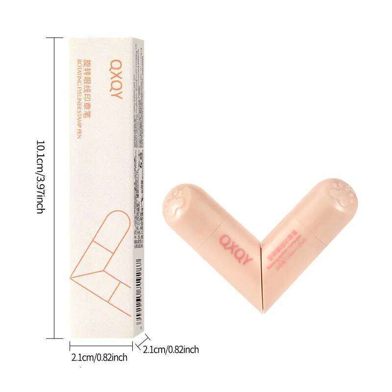 QXQY Easy Stamp Wing Eyeliner Pen - Dual Ended (Stamp + Pencil), Waterproof, Quick Dry, All Day Wear, Foolproof Application, s X25072