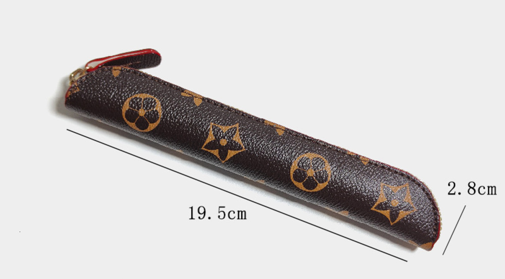 Simple Classic Old Flower Print Small Capacity Pencil Case for Boys and Girls Pencil Insulin Pen Storage Bag 250726
