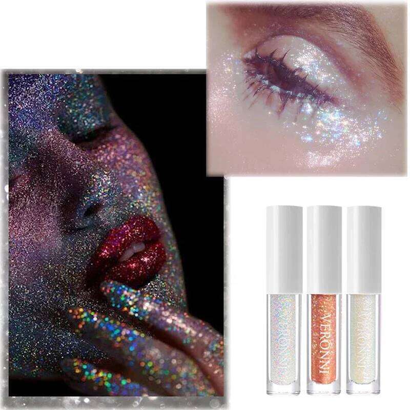 6 Colors Glitter Highlighter Liquid Eye Shadow Eyeliner Durable Waterproof Gold Shimmer Makeup Beauty Tool Cosmetics Maquille X250726