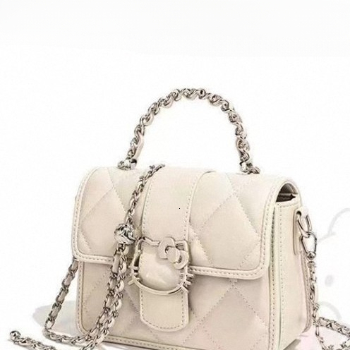 Designer's Cat Niche Handbag Small Square Bag High End Luxury Feel Women's Outdoor Beach Bag Crossbody Handbag Summer 2025