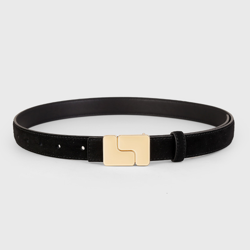 Free shipping designer belt New Suede Belt Jeans Belt for Women Simple Versatile Design Sense Workwear Belt Fashion Trend