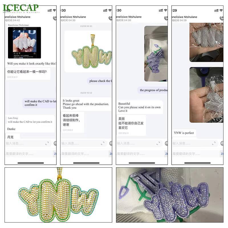 Miami Fashion Cuban Chain Gold Plated Hip Hop Pop Cuban Necklace Moissanite Diamond Necklace Cuban Chain Link